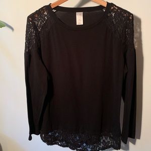 Terra & Sky Black Blouse